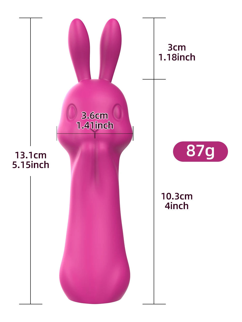 Rabbit Vibrator Massage Women's Masturbation Device