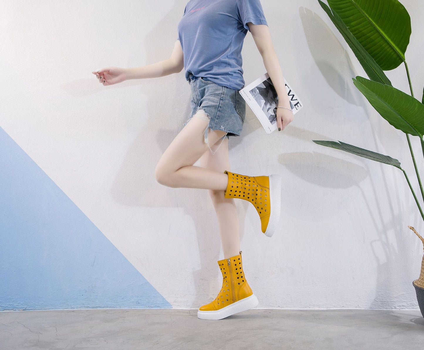 Ladies Fashion Personality Breathable Platform Shoes