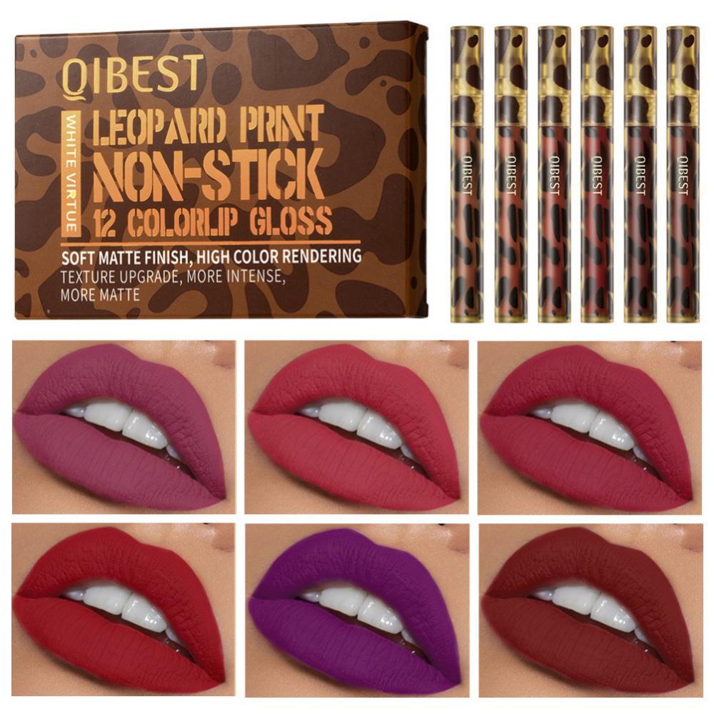 6pcs/Set Velvet Matte Lip Gloss