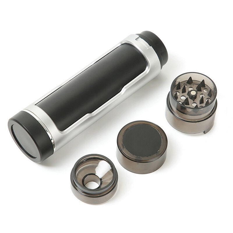 Dstoreishop 3 in 1 Tobacco Grinder Cigarettes Case Combo